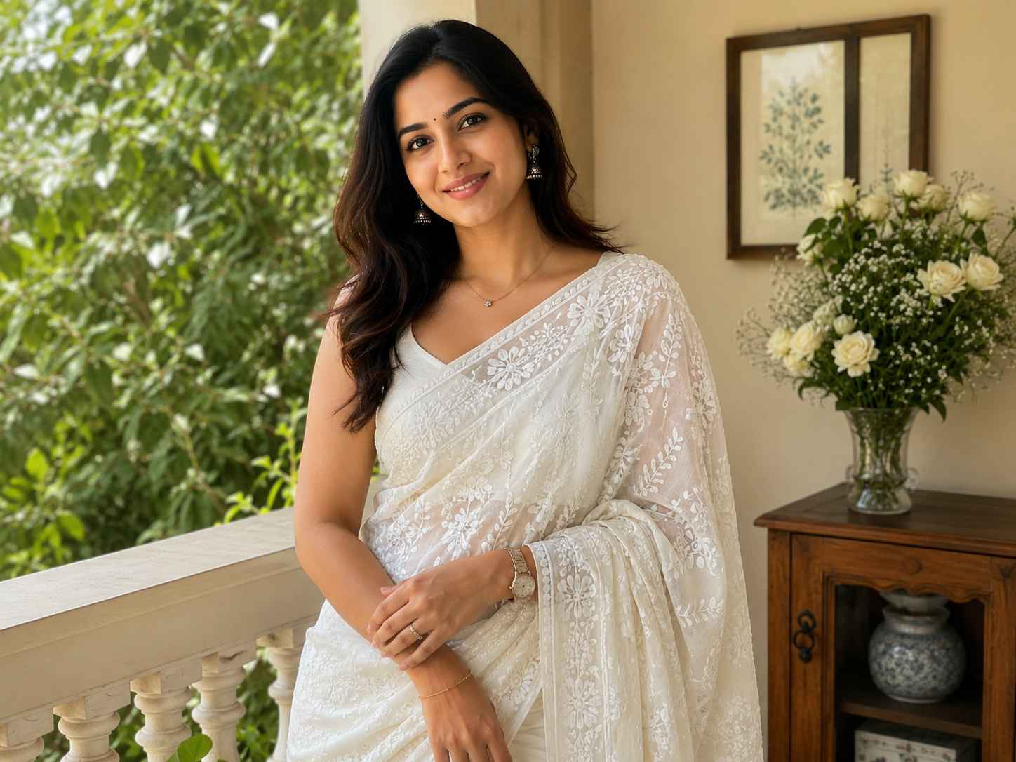 Chikankari Saree