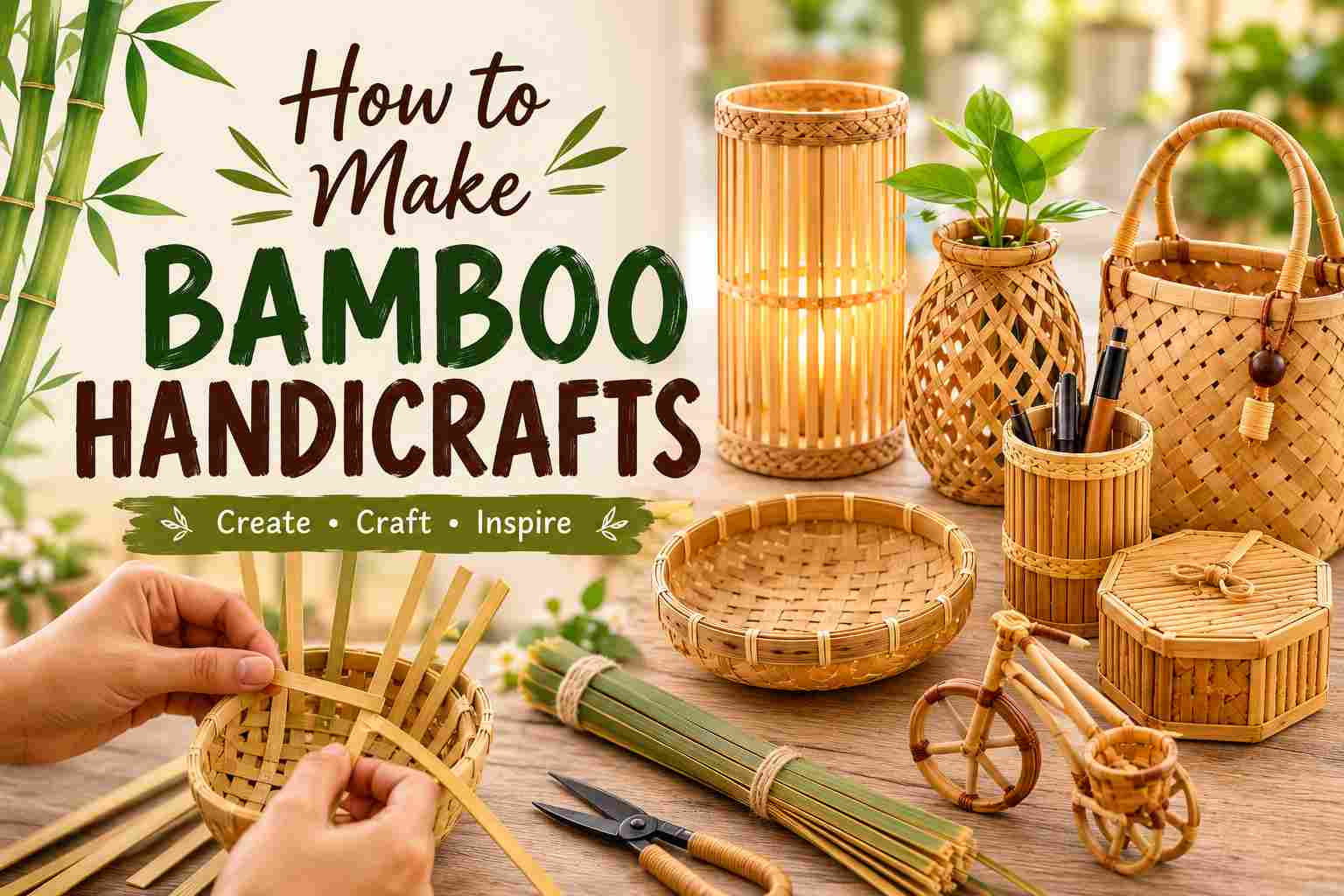 How to Make Bamboo Handicrafts