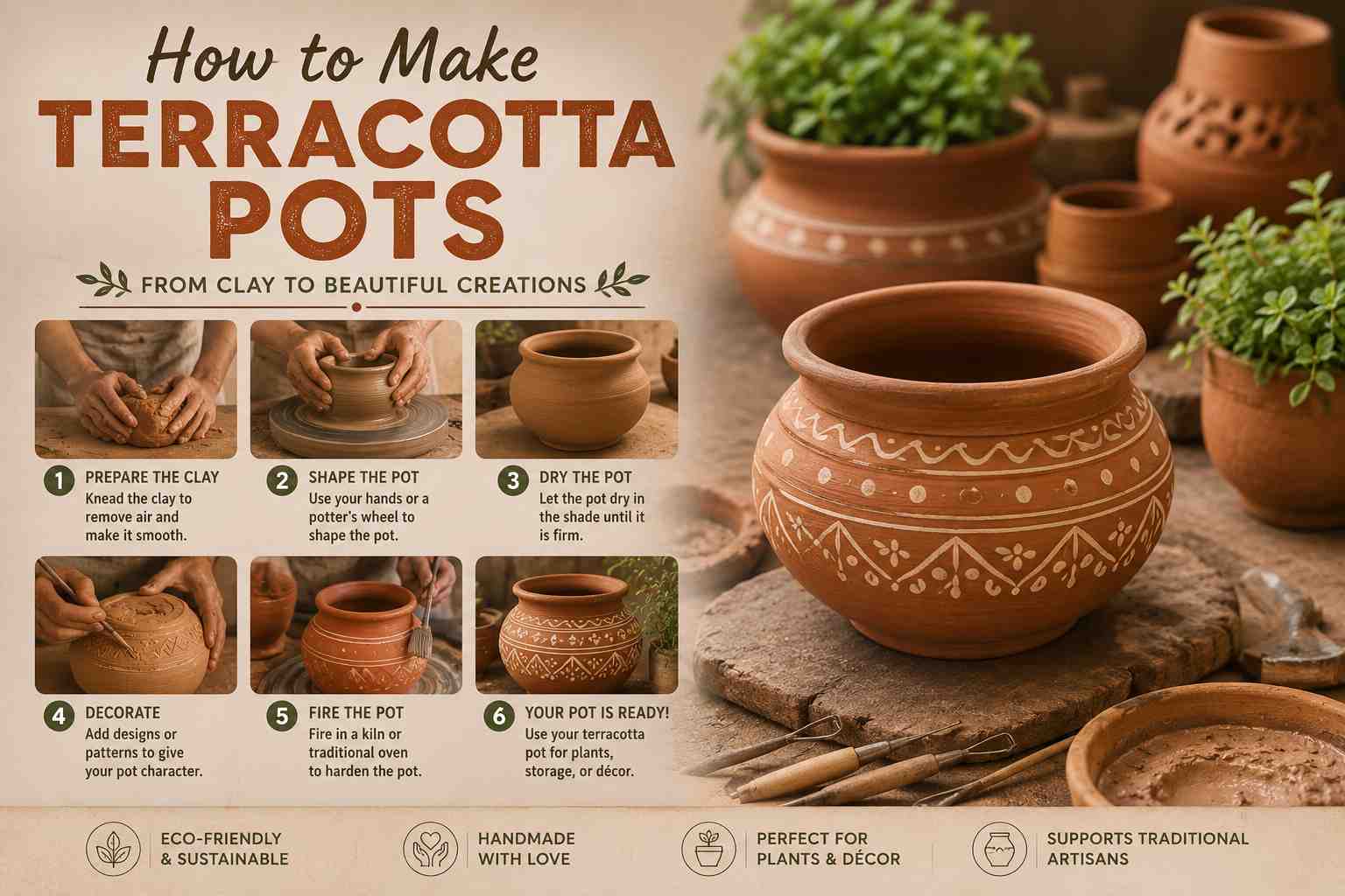 How to Make Terracotta Pots